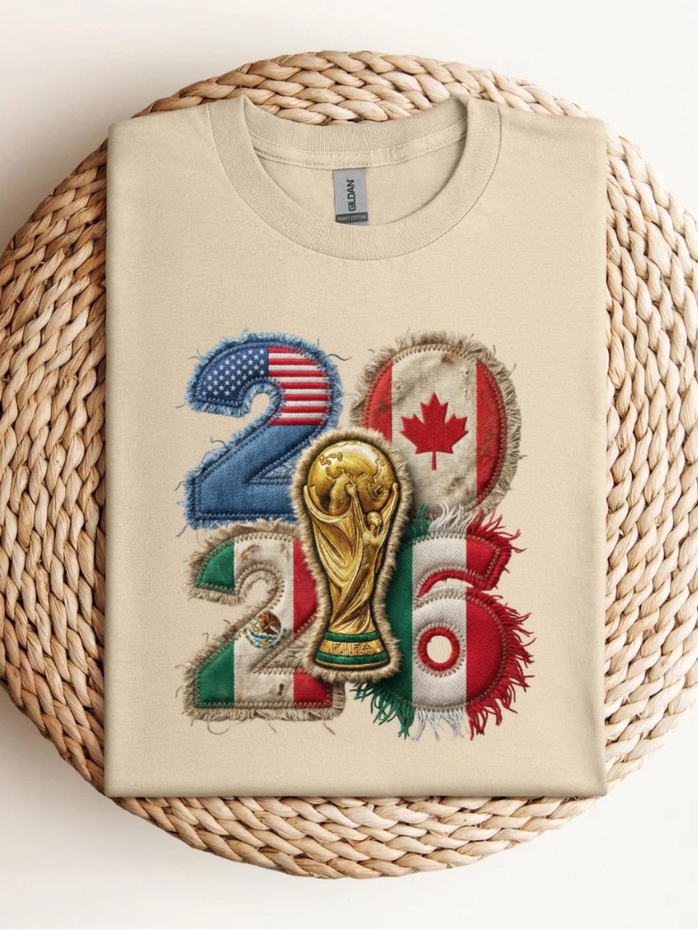 World Cup 2026 Faux Yarn T-Shirt